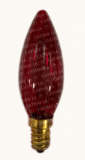 TW (L) Clear Red Light Bulb#090065(2)
