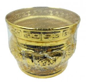 CN 4.5′ Gold Incense Pot