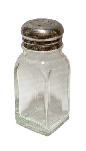 TAR HONG Glass Square Pepper Shaker