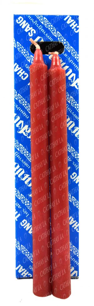 THAI 6 Pc Red Candle