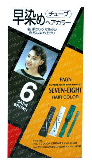 PAON W/Comb #6 Dark Brown