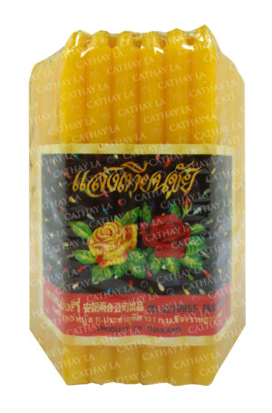 THAI  4' Yellow Candle
