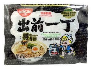 NISSIN  Tonkotsu W/Black Garlic (FAMILY PKG)